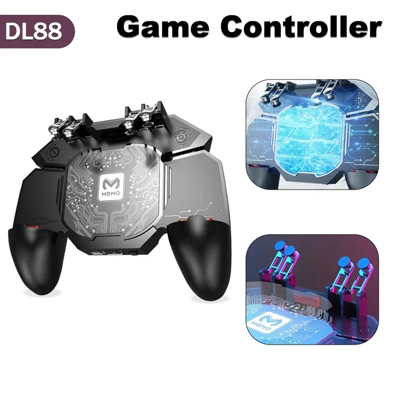 Gaming Console For Phone - MEMO DL88 휴대폰 쿨러 선풍기 게임