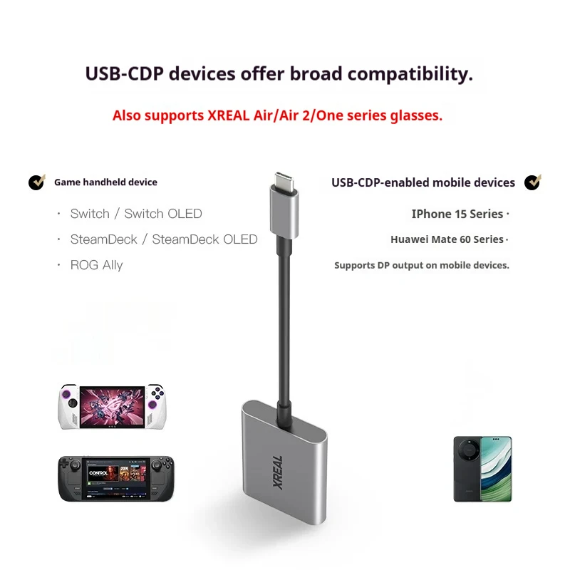XREAL 허브 USB-C 어댑터: AR 글래스, 휴대 - Gaming Console Rog Ally 리뷰 및 가격