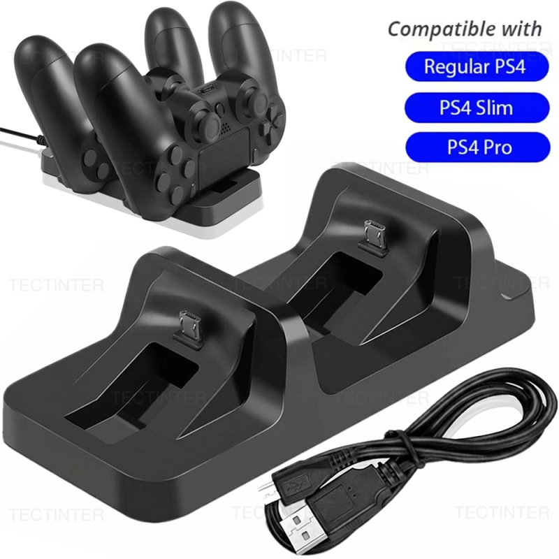 PS4 컨트롤러용 듀얼 충전기 도킹 스테이션, 소니 플 - Gaming Console In Tv 리뷰 및 가격