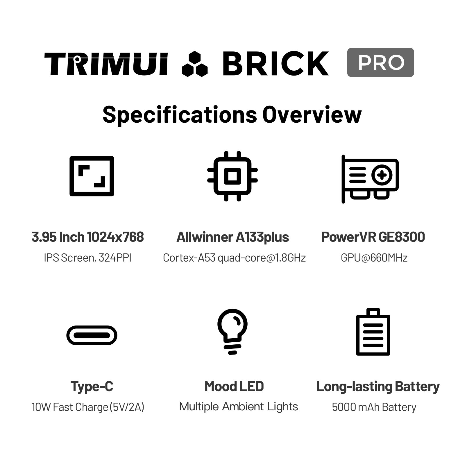 TRIMUI BRICK PRO 레트로 휴대용 게임 콘솔 - Gaming Console Under 5000 리뷰 및 가격