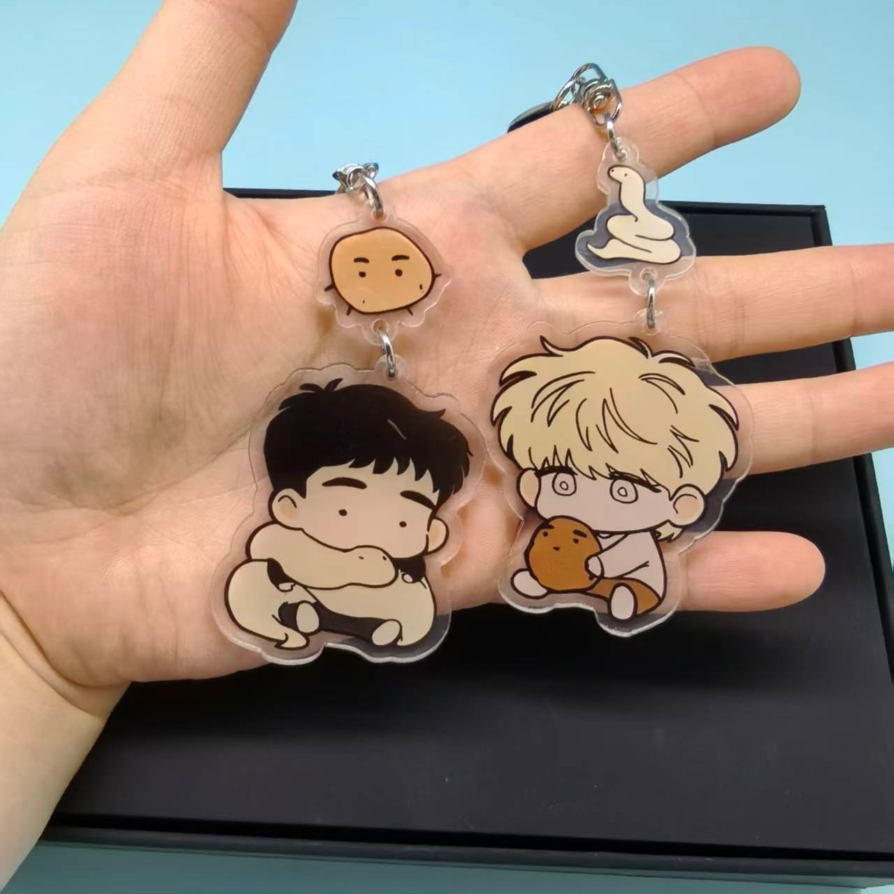 신성한 뱀의 유혹 아크릴 키체인 한국 BL 만화 태선  - Gaming Console Keychain 리뷰 및 가격