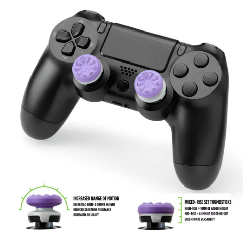 P5/P4 조이스틱 부스터 캡용 실리콘 엄지 그립 2개 - Gaming Console In Tv 리뷰 및 가격