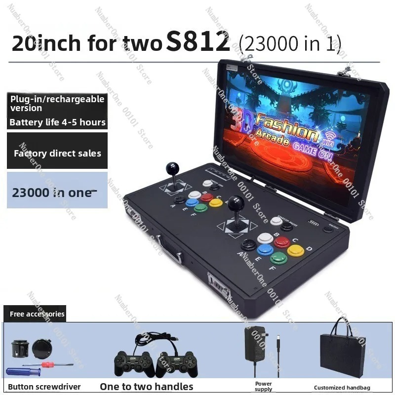 휴대용 레트로 아케이드 게임 콘솔, 듀얼 조이스틱 컨트 - Gaming Console In Tv 리뷰 및 가격