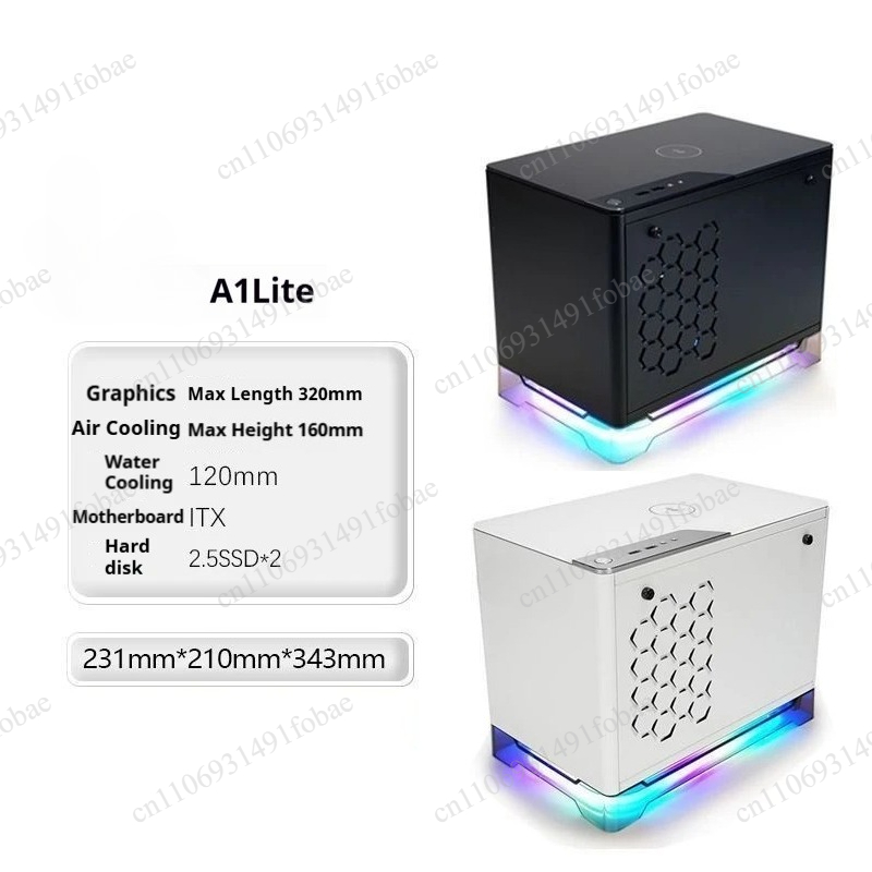 A1 Lite ITX 미니 케이스, 320mm 그래픽  - Gaming Console In 리뷰 및 가격